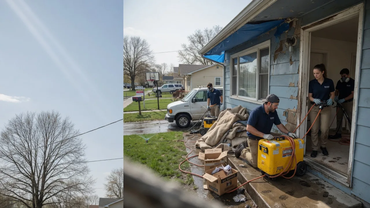 Basement Flood Cleanup in East Canton, OH near me